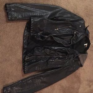 Free people leather jacket